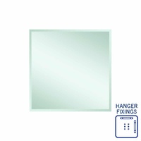 Thermogroup Ablaze Montana 900 x 900mm Square Hanger Mount 25mm Bevel Edge Mirror