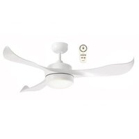 Martec Scorpion Ceiling Fan White with Light
