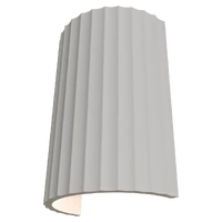 Calibo Munia Sculpted Up/Down Wall Light Paintable