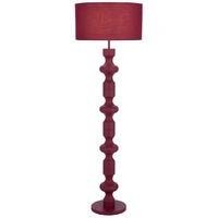 Telbix Muse Floor Lamp Burgundy