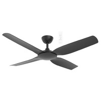 Martec Viper DC 4 52" Matt Black Smart DC Ceiling Fan with WiFi Remote