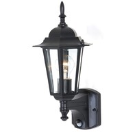 Mercator Tilbury Outdoor Coach Light with Sensor Black