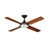 Hunter Pacific New Image 2 52" LED Fan Matt Black/Koa