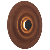 Telbix Niro LED Wall Light Mocha Brown and Black