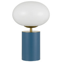 Telbix Notal Touch Table Lamp Blue and Opal