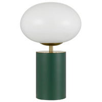 Telbix Notal Touch Table Lamp Green and Opal