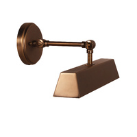 Oriel Lighting Loxby 2 Light Adjustable Wall Light Bronze