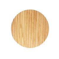 Oriel Lighting Dot 25 14W Tri-Colour LED Wall Light Scalloped Wood