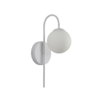 Oriel Noxe Sphere Wall Light White