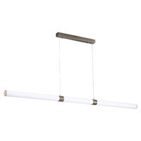 Oriel Lighting Kallita 30W CCT LED Linear Pendant Bronze
