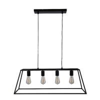 Oriel Wainscott Hamptons Style Classic Pendant Black