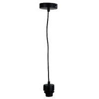 Oriel Lighting PARTI 1800mm E27 Pendant Suspension Kit Black