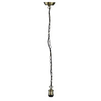 Oriel Lighting Albany 1700mm E27 Vintage Chain Suspension Antique Brass