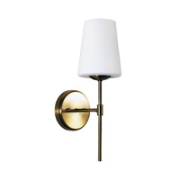 Oriel Kinbury Wall Light Satin Brass