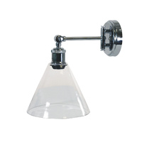 Oriel Heath Swing Arm Wall Light Chrome