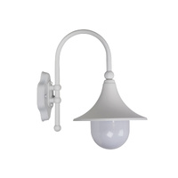 Oriel Moca White Exterior Wall Light