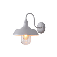 Oriel Hudson Barn Style Wall Light White