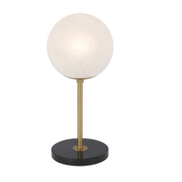 Telbix Oliana Large Table Lamp Antique Gold and Black Marble