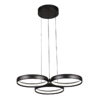 Cougar Olympus 3 Light Led Pendant Black