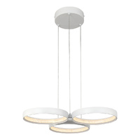 Cougar Olympus 3 Light Led Pendant White