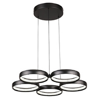 Cougar Olympus 5 Light Led Pendant Black