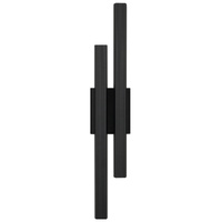 Telbix Ostel Twin Exterior Wall Light Black