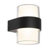 Cougar Otara Exterior Wall Light Black