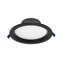 Haneco Ovolo 23W/30W Tri-Colour Dimmable LED Downlight Black