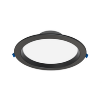 Haneco Ovolo 27W/40W Tri-Colour Dimmable LED Downlight Black