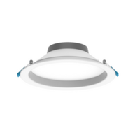 Haneco Ovolo 27W/40W Tri-Colour Dimmable LED Downlight White