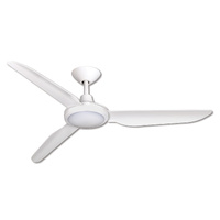 Hunter Pacific Polar V2 48" DC Ceiling Fan with 18W CCT LED Light Matt White