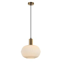 CLA Papel Opaque Glass Dome Pendant Light