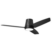 Calibo Profile DC 50" Hugger Ceiling Fan with Light Black