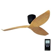 Aeratron AE3+ DC Ceiling Fan 50" Black/Light Timber