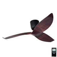 Aeratron AE3+ DC Ceiling Fan 50" Black/Dark Timber