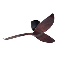Aeratron AE3+ DC Ceiling Fan 50" Black/Dark Timber