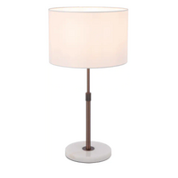 Telbix Placin Table Lamp Bronze and Ivory