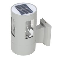 Plusrite 2W Solar LED Wall Light