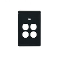 Trader Powermesh Leopard Cover to Suit PMMPS4, PMMPS4H, PMBC4 and PMMDS4 Switches Black