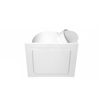 Ventair Airbus 250 Square Exhaust Fan White