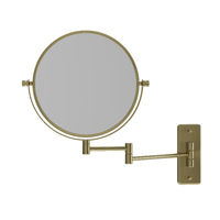 Ablaze R16SMBB 1&5X Magnification Brushed Brass Mirror
