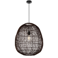Telbix Rana 50cm Pendant Light Brown