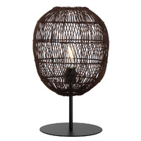Telbix Rana 30cm Table Lamp Brown