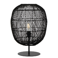 Telbix Rana 40cm Table Lamp Black