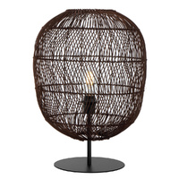 Telbix Rana 40cm Table Lamp Brown