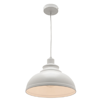 Cougar Lighting Risto 1 Light Pendant White
