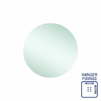Thermogroup Ablaze Rio 500mm Round Hanger Mount Polished Edge Mirror