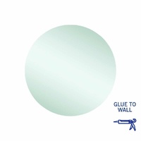 Thermogroup Ablaze Rio 600mm Round Glue-to-Wall Polished Edge Mirror
