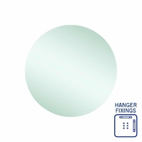 Thermogroup Ablaze Rio 600mm Round Hanger Mount Polished Edge Mirror