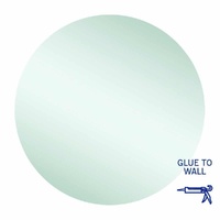 Thermogroup Ablaze Rio 800mm Round Glue-to-Wall Polished Edge Mirror